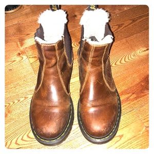 Dr marten fur lined boots